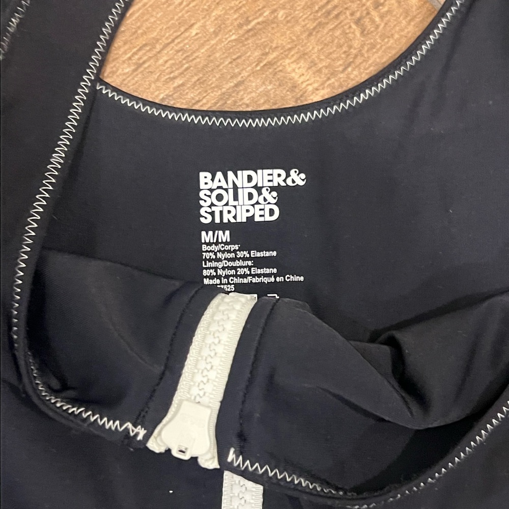 Bandier Collab Solid & Striped Zip-Up Sports Set - image 2